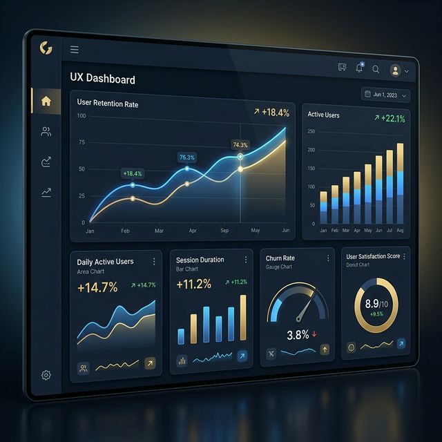 Key performance metrics for SaaS UX in Ahmedabad?
